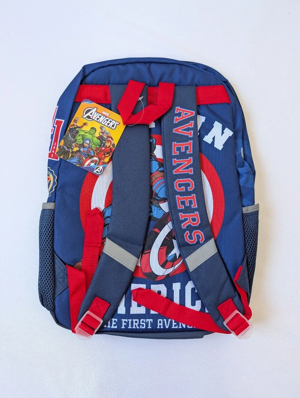 Marvel Avengers 17” Backpack Hulk Iron Man Captain America NWT